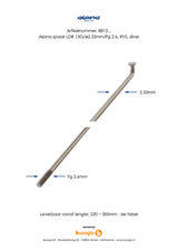 Alpina Spaken 13G (2,34 mm) 266 mm rustfrit stål (P36)