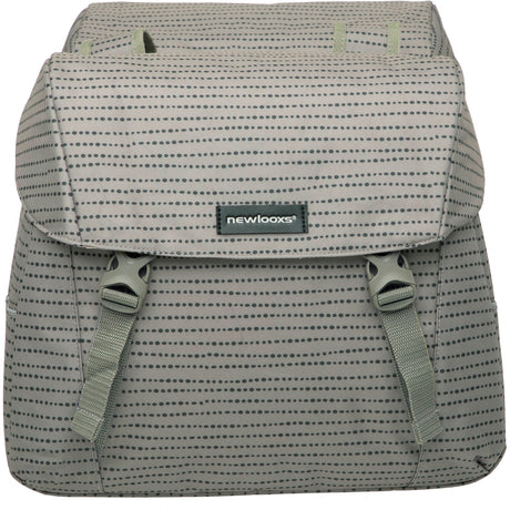 Joli Double Bicycle Bag - Water -Repellent Polyester - Black Blue Green - 37L