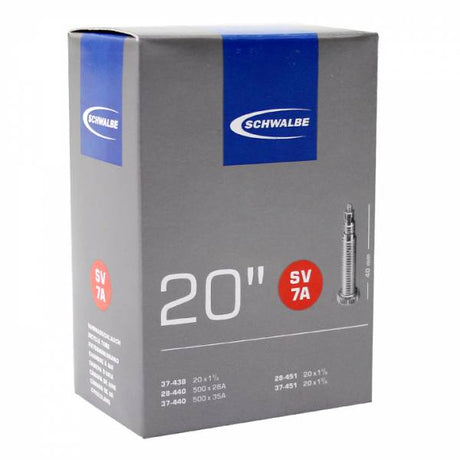 Schwalbe indre rør SV7A 20 tommer 28 37-438 451 SV 40 mm