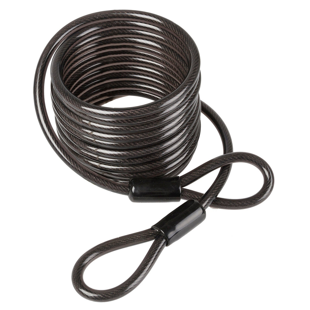 Ark kabel 5m x 10 mm med dobbelt loop sort