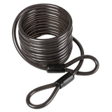 Ark kabel 5m x 10 mm med dobbelt loop sort