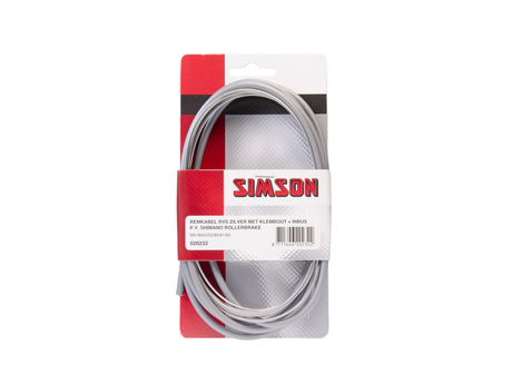 Simson Rollerbrake Brake Cable Set Tollage Stravs Gray på kort