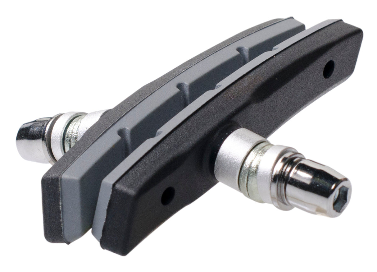 Bremseklodser V-bremse 80 x 13 mm sort grå 2 stykker