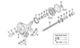 Shimano V-Axis Conus forlod Snafdyna Rollerbrake NAF M9X11.94