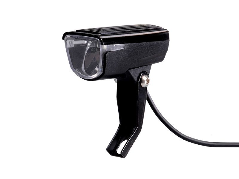 Forlygte Luna e-cykel førte 6 cm gaffel 25 lux sort