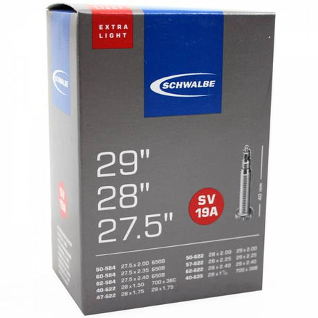 Schwalbe Inner Tube 27,5 29 x 1,5 2,4 (40 62-584 635) FV 40 mm