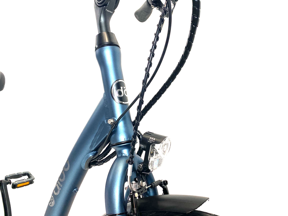 Aldo 28 tommer lav indgang E-cykel aluminium 7V Freewheel