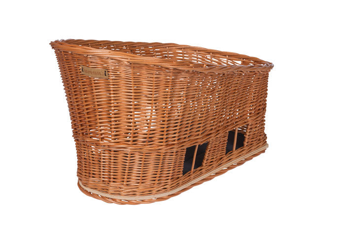 Basil Pasja - Hundcykelkurv Mik - Medium - 45 cm - Bagkurv - Naturlig