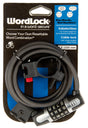 Messinglejet worldlock kabel med 'bogstavlås' 8 mm. x 150 cm.