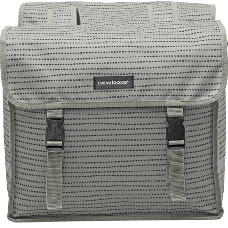 Fiori Double Bicycle Bag - Vand -Repellent Polyester - 30L - Black Blue Grey