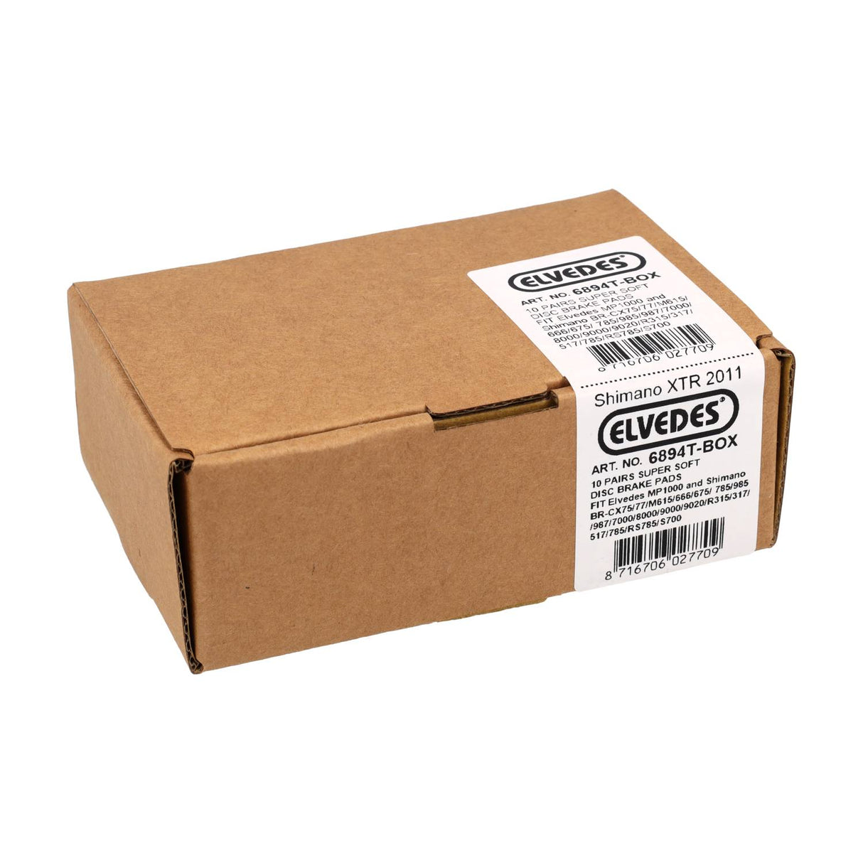 Elvedes kabelsystemer bv elvedes skivebremseklodser 6894t (10pr)