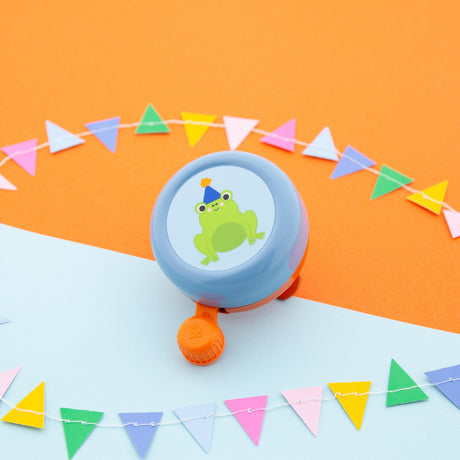 Widek b.v. widek kinderbel explorer cheery frog oranje blauw op kaart