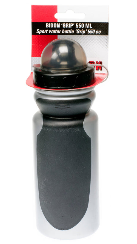 Simson Bidon Grip Incl. Stofhætte 550 ml sortgrå på kortet