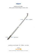 Alpina spakken 13g (2,34 mm) 230 mm zink (p36)