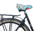 Basil Bloom Field - Saddle Cover - Blå