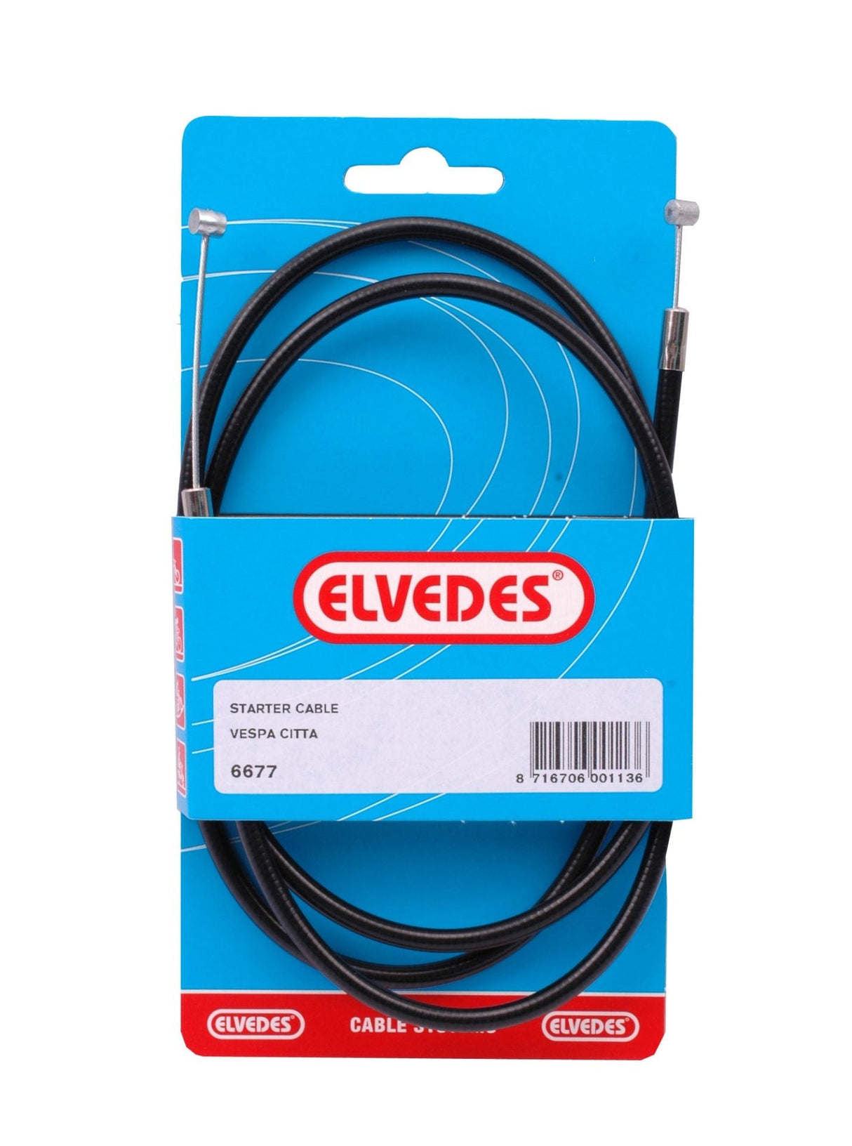Elvedes kabelsystemer bv elvedes 6677 startkabel Vespa Citta