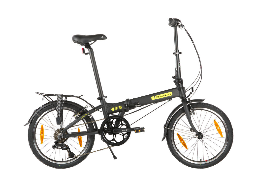 Buzaglo dahon foldecykel 20 hit 6 spd. skifter v-bremser stigning (mat sort)