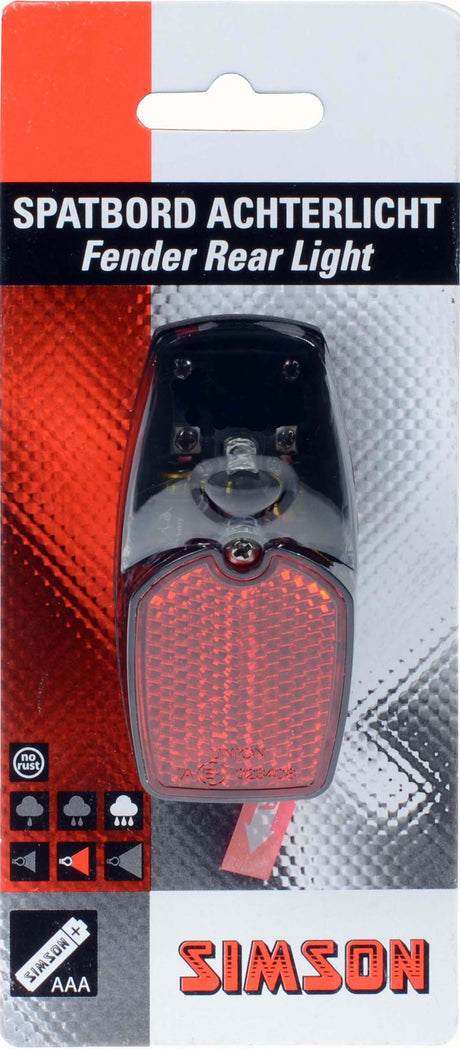 Simson Fotty Light LED inkl. Batterier på kortet
