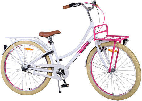 Volare Excellent børnecykel - piger - 26 tommer - hvid - 3 gear