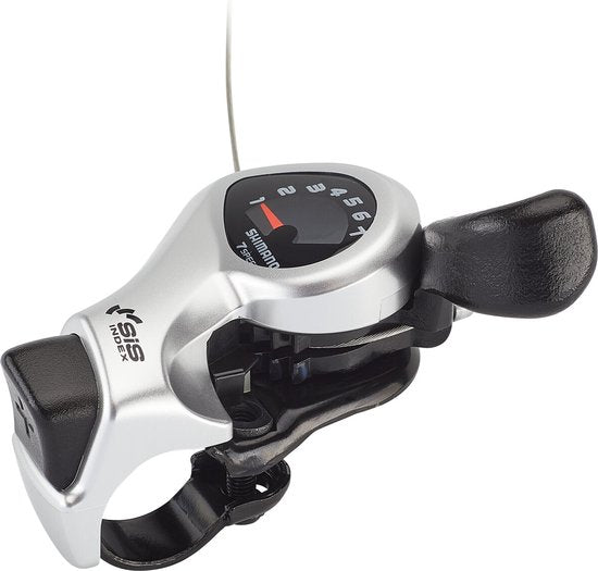 Shimano højre skifter 7 gear st-tx50 - sort sølv
