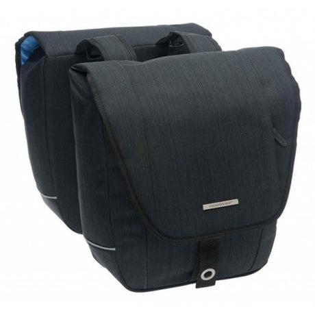 Avero Dobbelt Cykeltaske - Vandafvisende Polyester - 25L - Sort