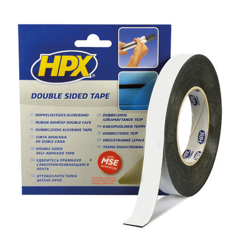 Baten trading company hpx dubbelzijdig foamtape 19 mm. x 10 m.