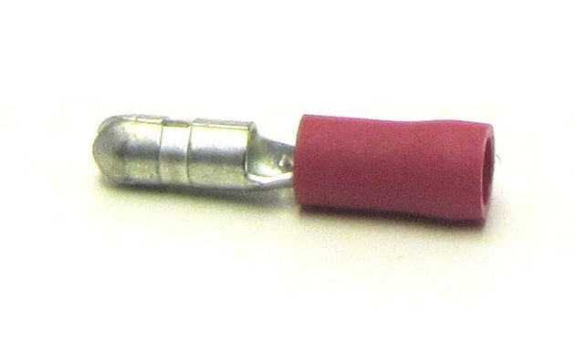 Bofix kabelsko-stik rund 4 mm. mand rød