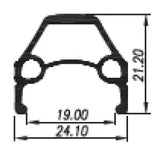 Primax E STR20 RIM 28 tommer (622) 36 huller bremse kant sølv