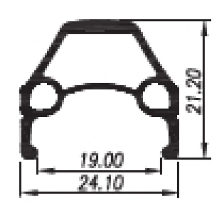 Primax E STR20 RIM 28 tommer (622) 36 huller bremse kant sølv