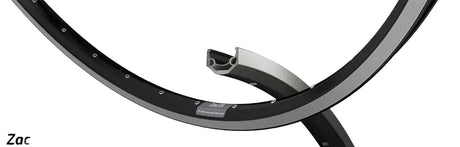 Ryde b.v. velg 28' - 14 zac19rs 28'-622 zwart cnc 32 gts. db