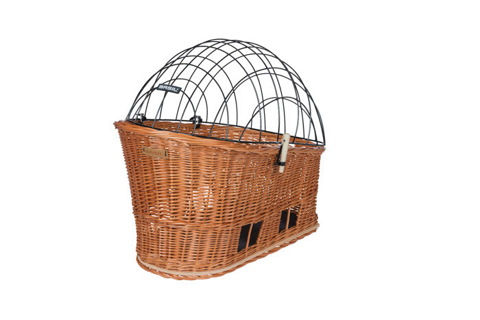 Basil Pasja - Hundcykelkurv Mik - Medium - 45 cm - Bagkurv - Naturlig