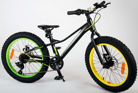 Volare Gradient Children's Bicycle - Drenge - 20 tommer - Black Yellow Green - 6 Speed - Prime Collection