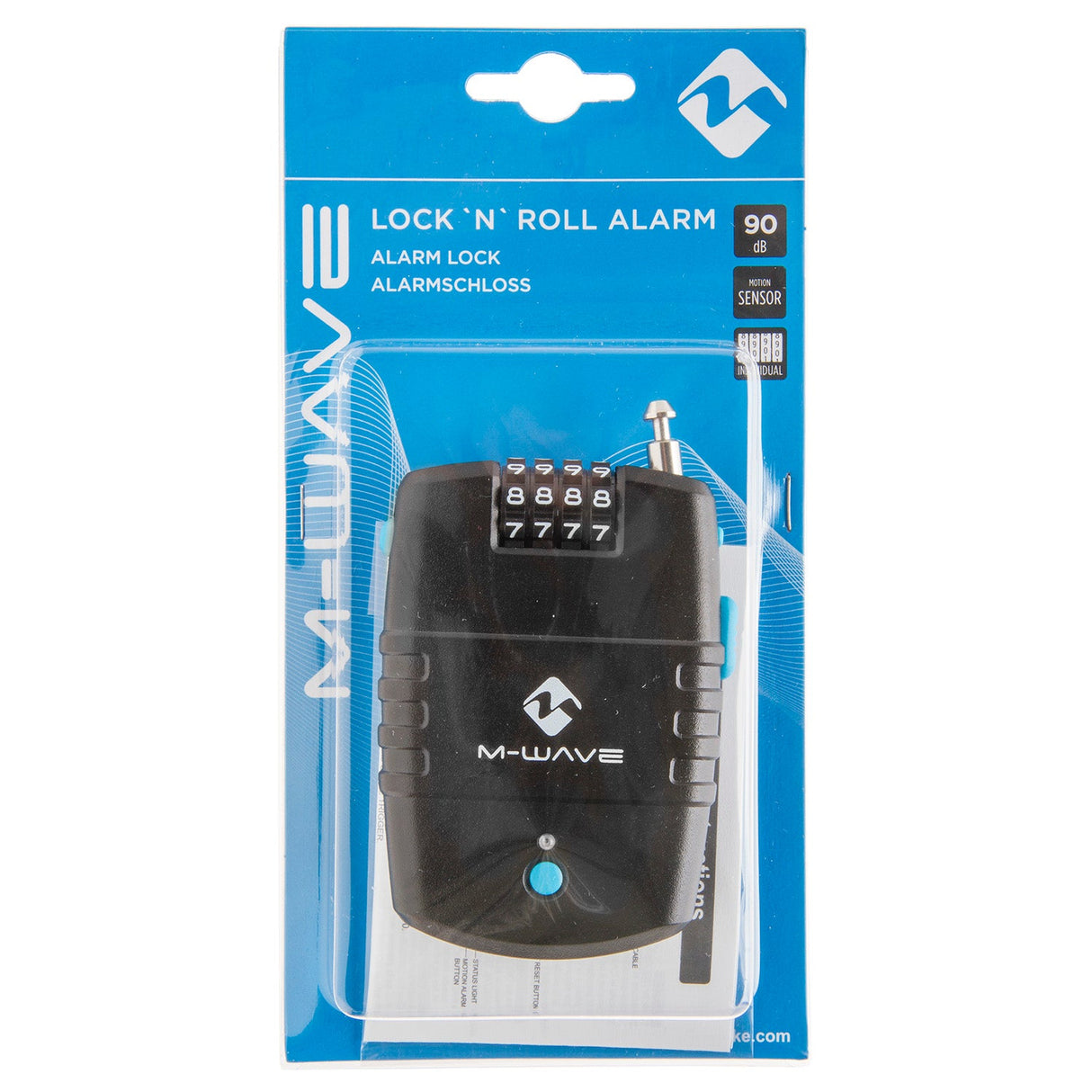 Messing bolt m-wave alarmlås lock 'n roll