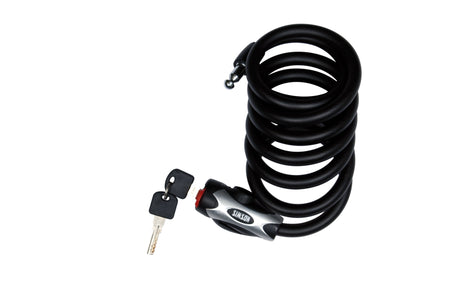 Simson Cable Lock Regular XL - 10x150 cm - sort - ingen kunst - cykel