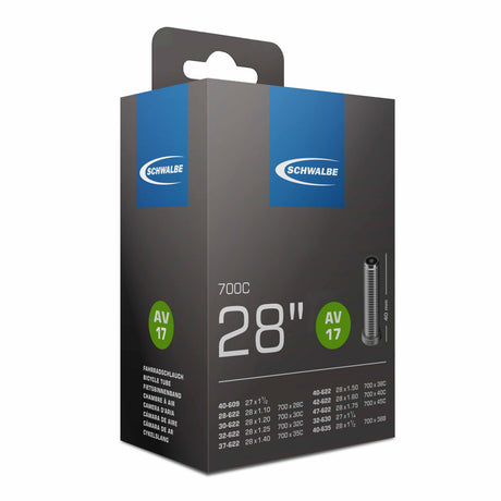 Schwalbe Inner Tube AV17 28 tommer 37 62-622 AV 40 mm