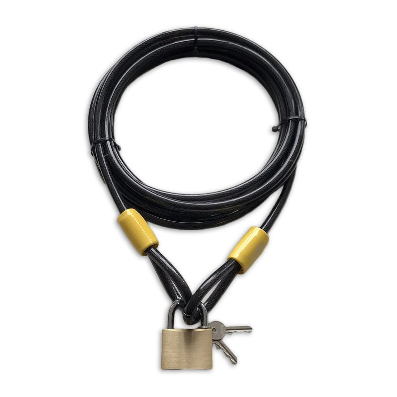 Lynx Terrace Cable - 5M Bicycle Cable Lock (messing)