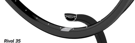 Ryde b.v. fælg 28' - 14 622 rival35 disc sort