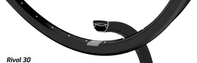 Ryde b.v. fælg 28' - 14 622 rival30 disc sort 32 gts.
