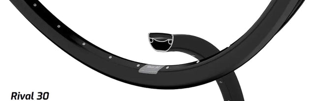 Ryde b.v. fælg 28' - 14 622 rival30 disc sort 32 gts.