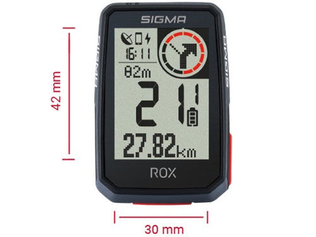Sigma Rox 2.0 GPS SW SWO Stand Simple Holder + USB-C opladningskabel