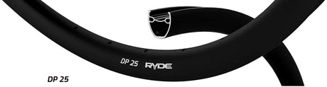 Ryde b.v. fælg 28' - 14 dp25 28'-622 sort skive 32 huller