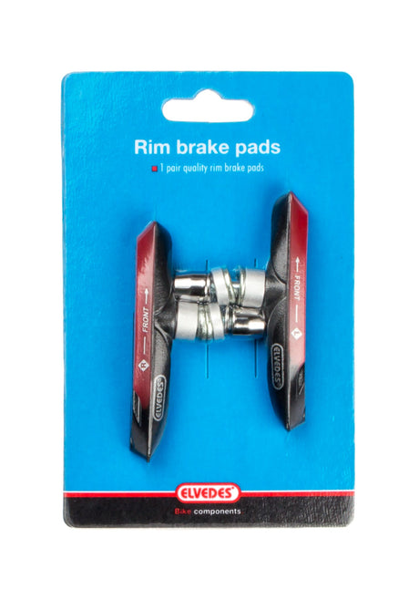 Bremseklodser V-brake 72 x 14 mm sort 2 stykker