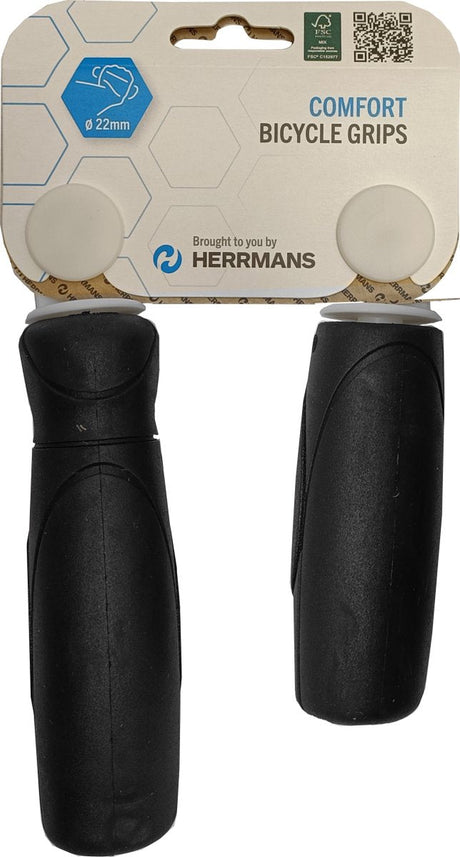 Herrmans håndterer skåret 93 sort 90 120 mm (par) - Falatere og latexfri