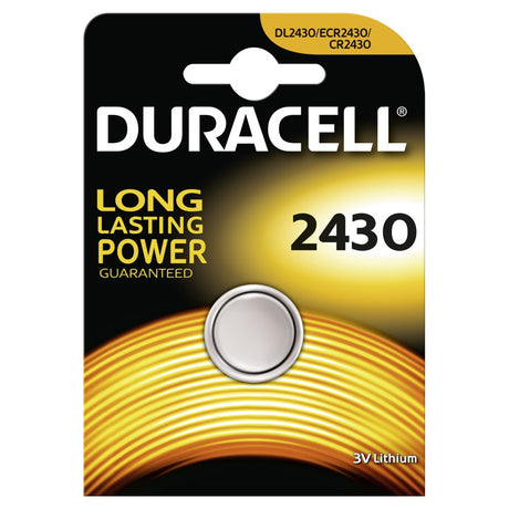 A. van Nieuwenhuizen zn b.v. duracell batteri dl2430 lithium 3v