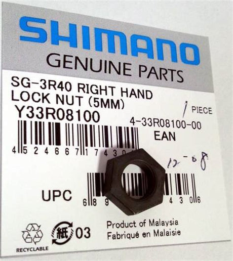 Shimano y33r08100 låsemøtrik højre 5 mm sg-3r40