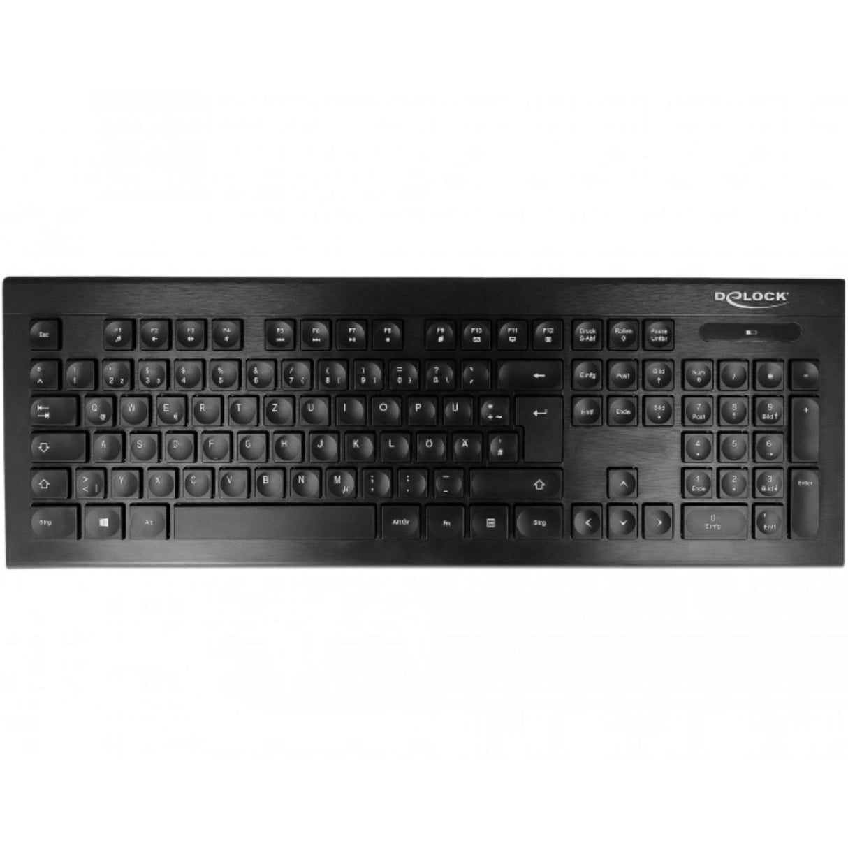 Trådløst tastatur - delock - qwertz