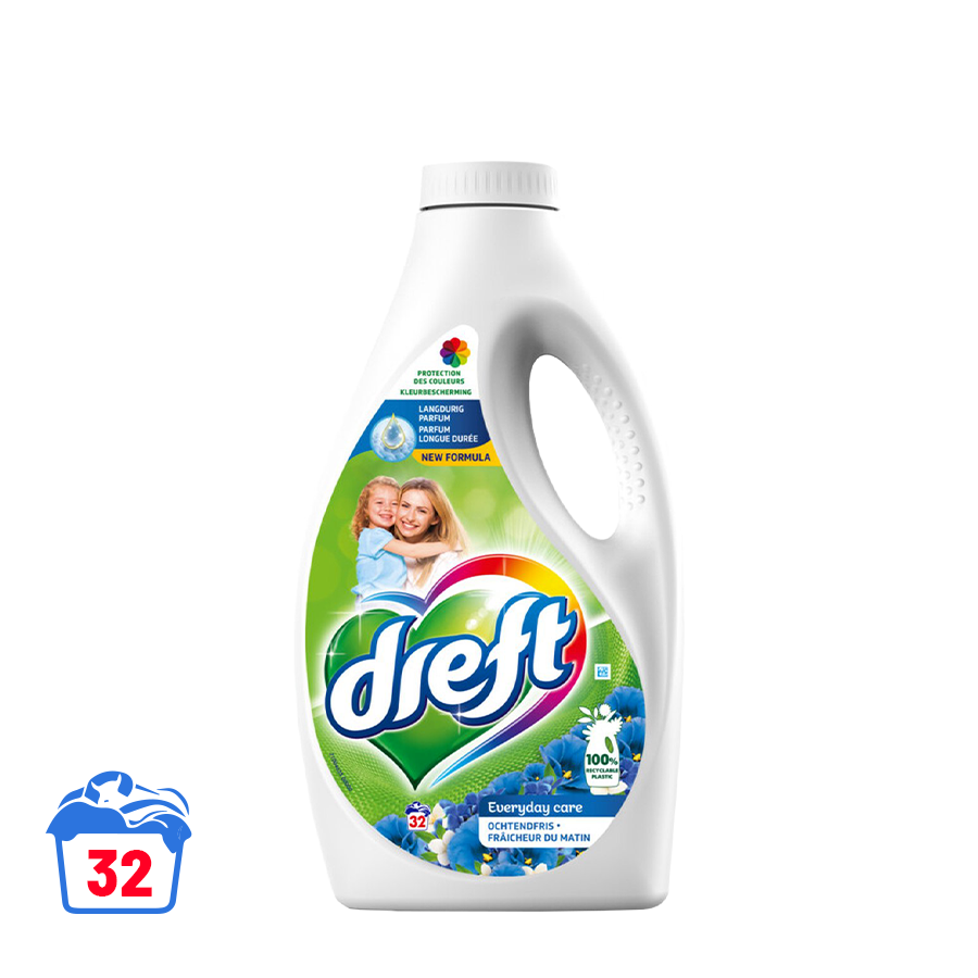 Dreft wasmiddel ochtendfris 1600ml