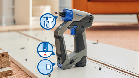 Dremel blueprint 3 in 1 accuboormachine - lijnlaser en detectie functie - inclusief 12v 2.0 ah accu en lader