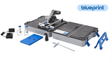 Dremel blueprint 12v kompakt sav cs12jm | 12v bærbar savstation | savestation + kuffert + 1 x 12v 2,0 ah batteri + hurtigoplader - f013cs12jm