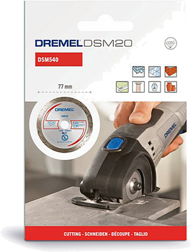 Dremel dsm540 2615s540jb diamantskæreskive 77 mm 1 stykke(r) fliser, mursten, marmor, porcelæn, keramik